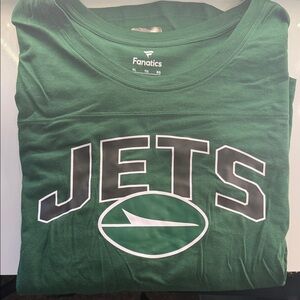 Fanatics Green Jets Long Sleeve Tee